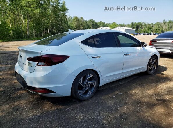 KMHD84LF7LU921965 2020 HYUNDAI ELANTRA White Rear right
