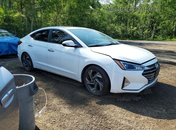 KMHD84LF7LU921965 2020 HYUNDAI ELANTRA White Front right