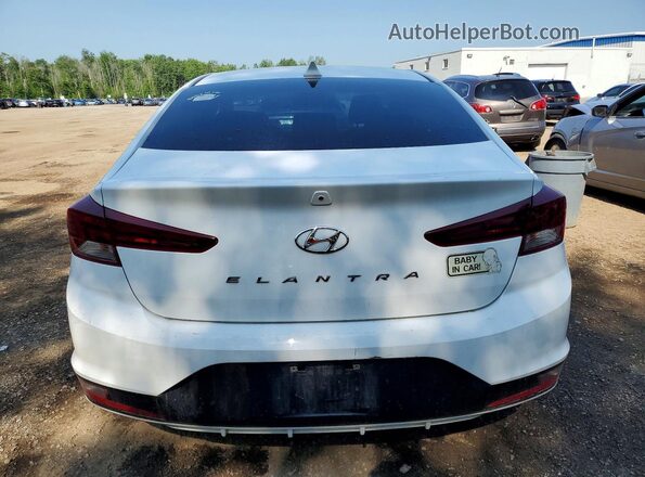 KMHD84LF7LU921965 2020 HYUNDAI ELANTRA White Rear view