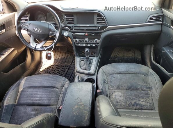 KMHD84LF7LU921965 2020 HYUNDAI ELANTRA White Dashboard view