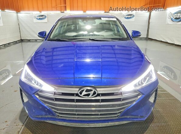 KMHD84LF7LU952326 2020 HYUNDAI ELANTRA Синий Вид спереди