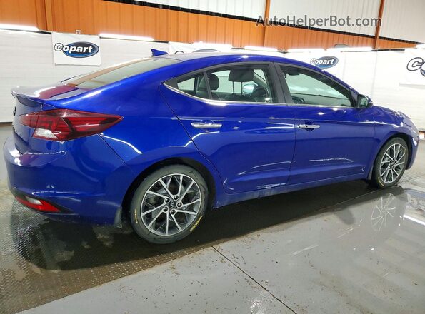 KMHD84LF7LU952326 2020 HYUNDAI ELANTRA Синий Задняя правая четверть