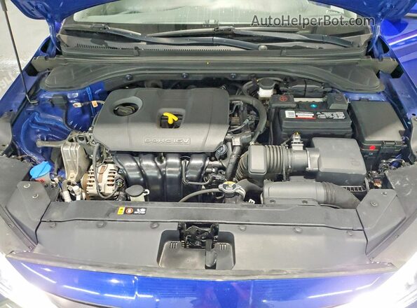 KMHD84LF7LU952326 2020 HYUNDAI ELANTRA Синий Вид задней части салона