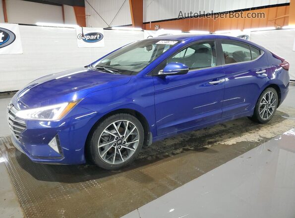 KMHD84LF7LU952326 2020 HYUNDAI ELANTRA Синий Вид наклейки с VIN-кодом