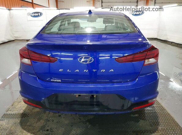 KMHD84LF7LU952326 2020 HYUNDAI ELANTRA Синий Вид сзади
