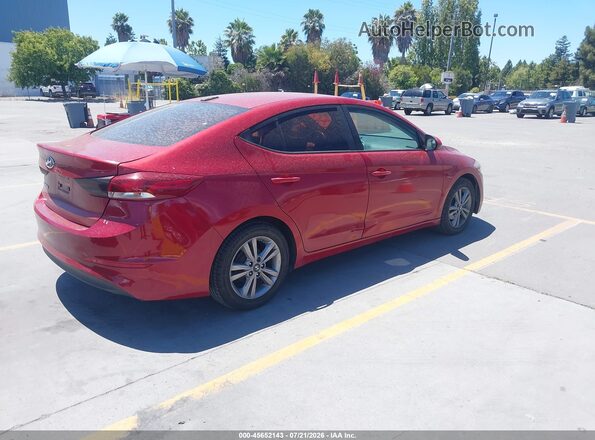 KMHD84LF8HU063042 2017 HYUNDAI ELANTRA Red Հետևի աջ