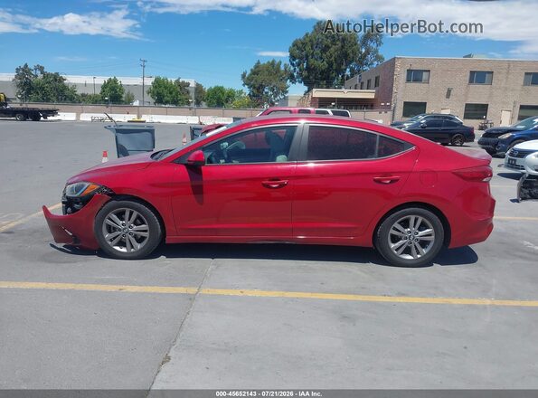 KMHD84LF8HU063042 2017 HYUNDAI ELANTRA Red Սալոնի 360 աստիճան տեսք