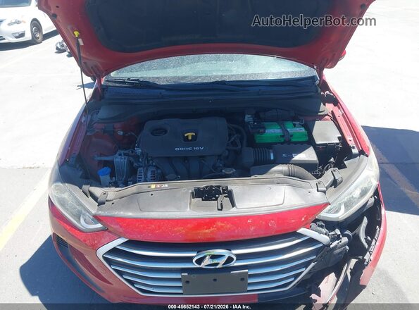 KMHD84LF8HU063042 2017 HYUNDAI ELANTRA Red Հետևի տեսք