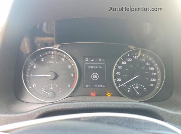 KMHD84LF8HU119139 2017 HYUNDAI ELANTRA White Instrument cluster view