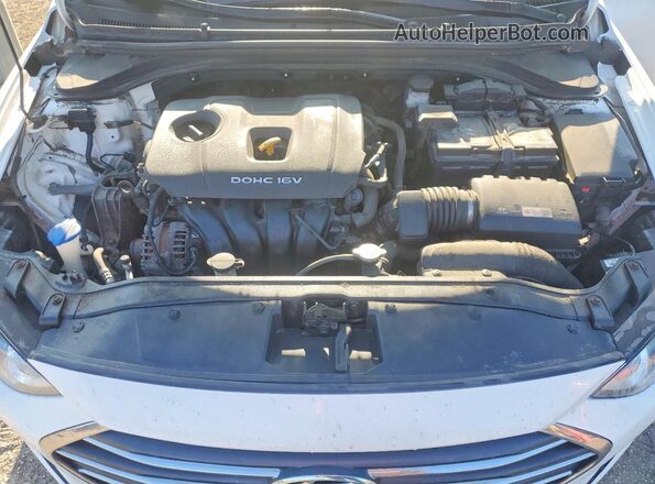 KMHD84LF8HU119139 2017 HYUNDAI ELANTRA White Rear interior view