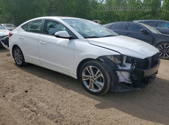 KMHD84LF8HU132313 2017 HYUNDAI ELANTRA White Front right