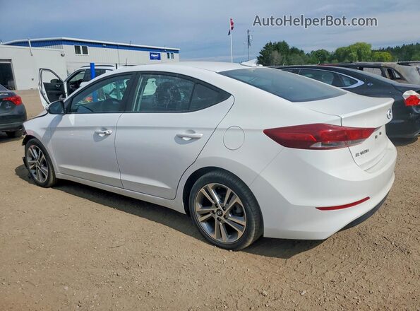 KMHD84LF8HU132313 2017 HYUNDAI ELANTRA White Rear left