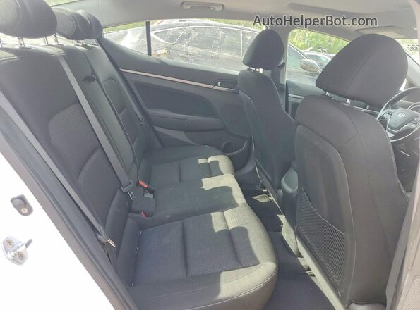 KMHD84LF8HU132313 2017 HYUNDAI ELANTRA White Rear seats view