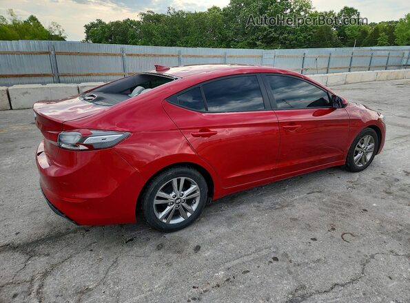 KMHD84LF8HU141755 2017 HYUNDAI ELANTRA Red Trasero derecho