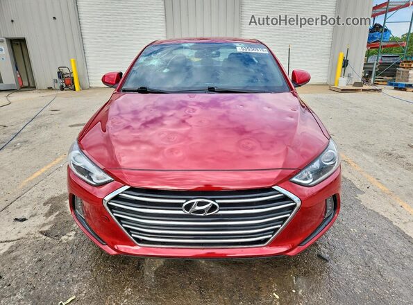 KMHD84LF8HU141755 2017 HYUNDAI ELANTRA Red Vista frontal
