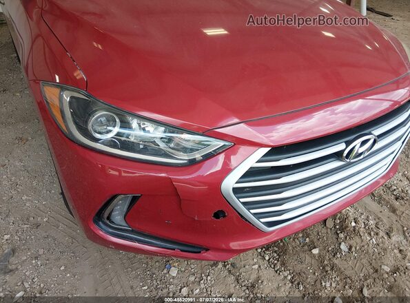 KMHD84LF8HU144011 2017 HYUNDAI ELANTRA Red Вид спереду