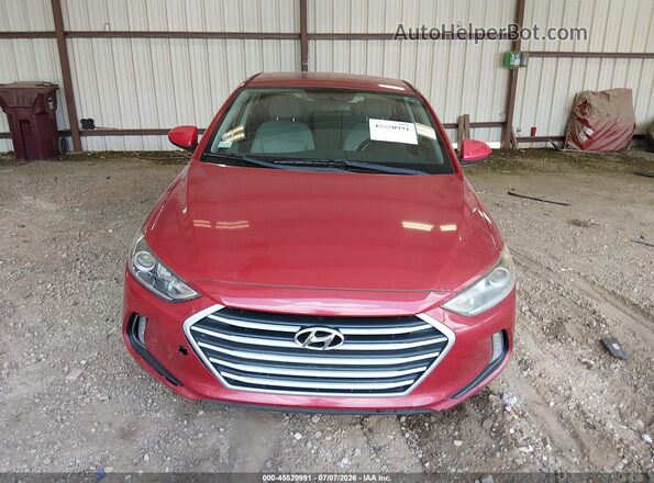KMHD84LF8HU144011 2017 HYUNDAI ELANTRA Red Вид щитка приладів