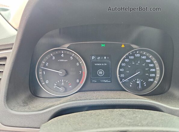 KMHD84LF8HU150732 2017 HYUNDAI ELANTRA Orange ხელსაწყოთა პანელის ხედი