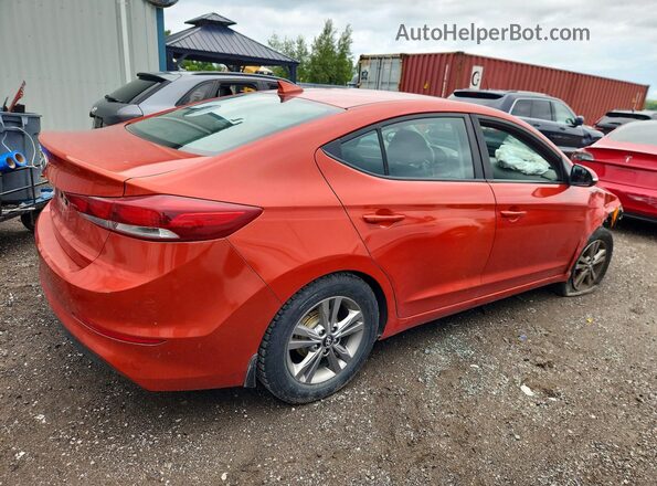 KMHD84LF8HU150732 2017 HYUNDAI ELANTRA Orange უკანა მარჯვენა