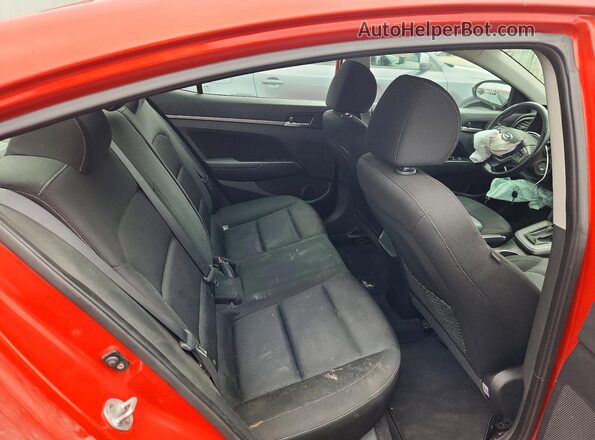KMHD84LF8HU150732 2017 HYUNDAI ELANTRA Orange უკანა სავარძლების ხედი
