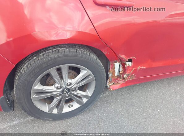 KMHD84LF8HU165232 2017 HYUNDAI ELANTRA Красный 