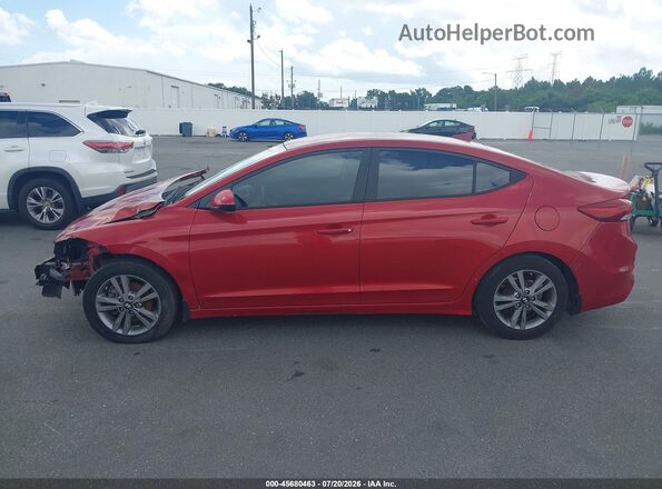 KMHD84LF8HU165232 2017 HYUNDAI ELANTRA Красный 