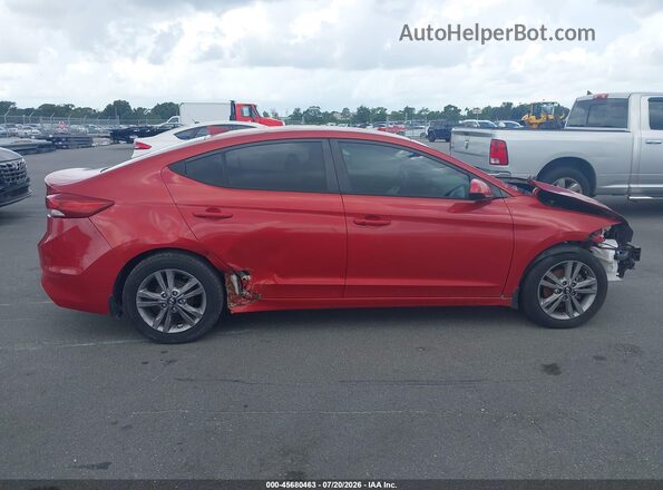 KMHD84LF8HU165232 2017 HYUNDAI ELANTRA Красный Панорамный вид салона 360°