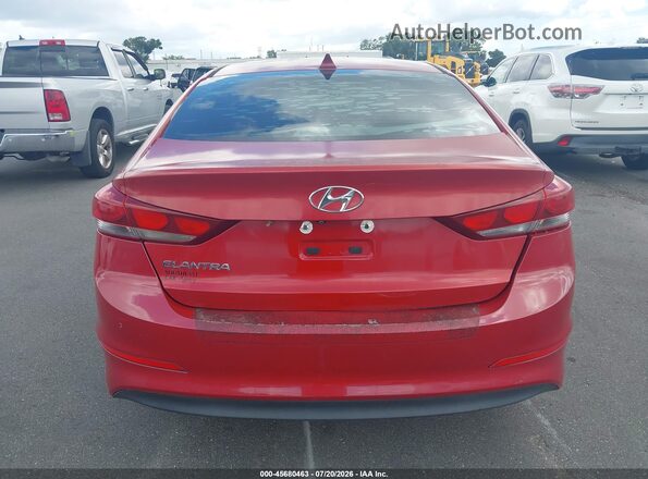 KMHD84LF8HU165232 2017 HYUNDAI ELANTRA Красный 