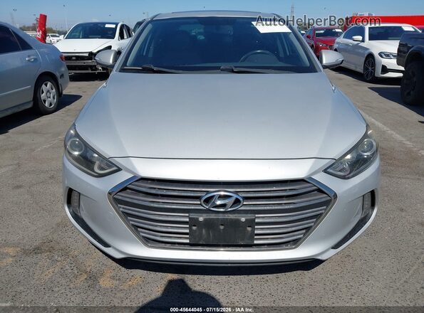 KMHD84LF8HU224022 2017 HYUNDAI ELANTRA Silver Vista del cuadro de instrumentos
