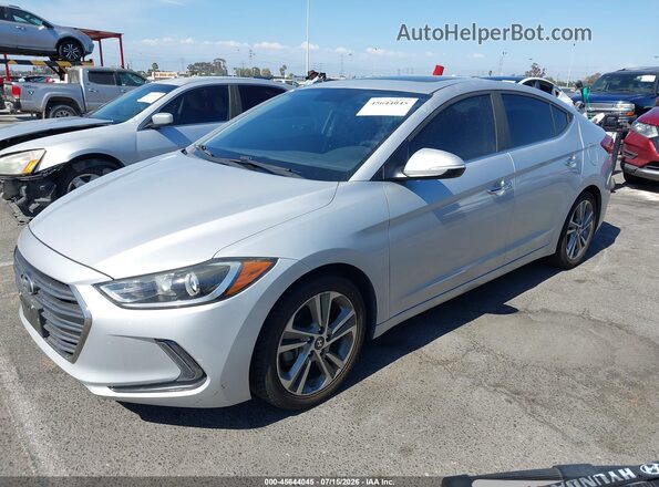 KMHD84LF8HU224022 2017 HYUNDAI ELANTRA Silver Vista frontal