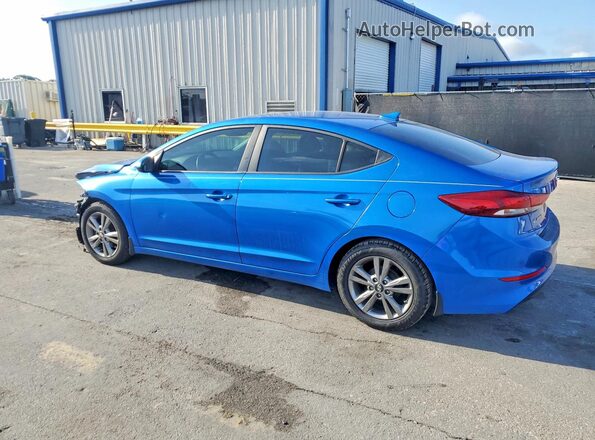 KMHD84LF8HU369450 2017 HYUNDAI ELANTRA Blue Tył lewy