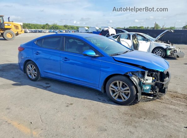 KMHD84LF8HU369450 2017 HYUNDAI ELANTRA Blue Przód prawy