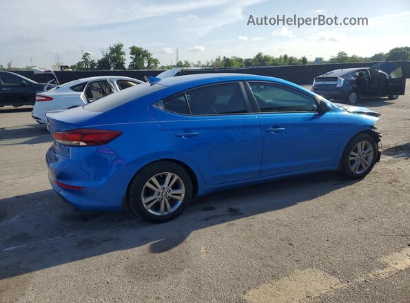KMHD84LF8HU369450 2017 HYUNDAI ELANTRA Blue Tył prawy