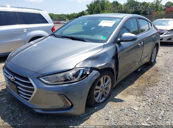 KMHD84LF8HU380125 2017 HYUNDAI ELANTRA Gray Przód lewy
