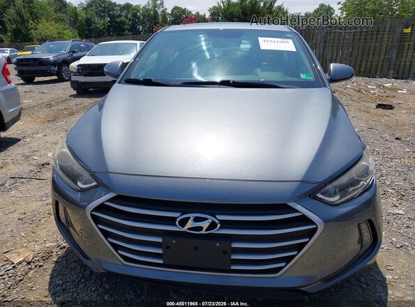 KMHD84LF8HU380125 2017 HYUNDAI ELANTRA Gray Widok zestawu wskaźników