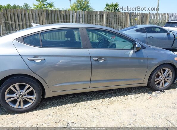 KMHD84LF8HU380125 2017 HYUNDAI ELANTRA Gray Widok wnętrza z tyłu