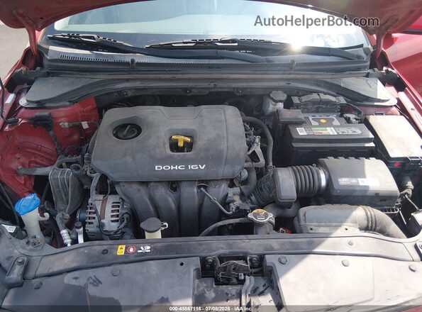 KMHD84LF8HU410658 2017 HYUNDAI ELANTRA Красный Вид сзади
