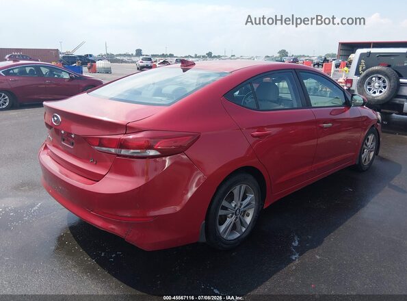 KMHD84LF8HU410658 2017 HYUNDAI ELANTRA Красный Задняя правая четверть