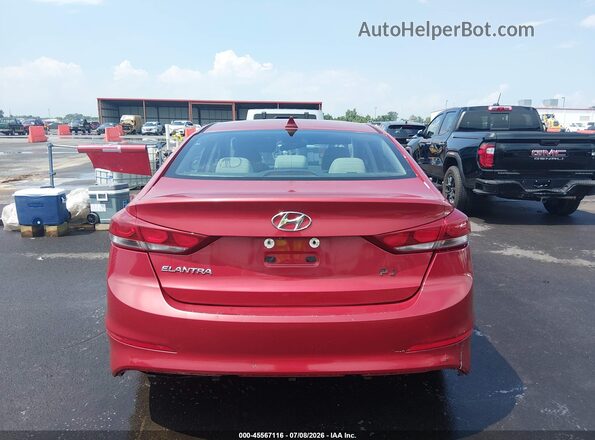 KMHD84LF8HU410658 2017 HYUNDAI ELANTRA Красный 