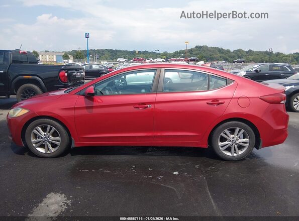 KMHD84LF8HU410658 2017 HYUNDAI ELANTRA Красный Панорамный вид салона 360°