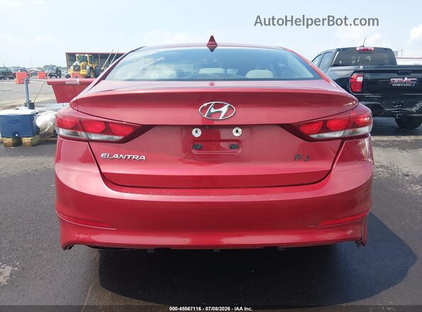 KMHD84LF8HU410658 2017 HYUNDAI ELANTRA Красный 
