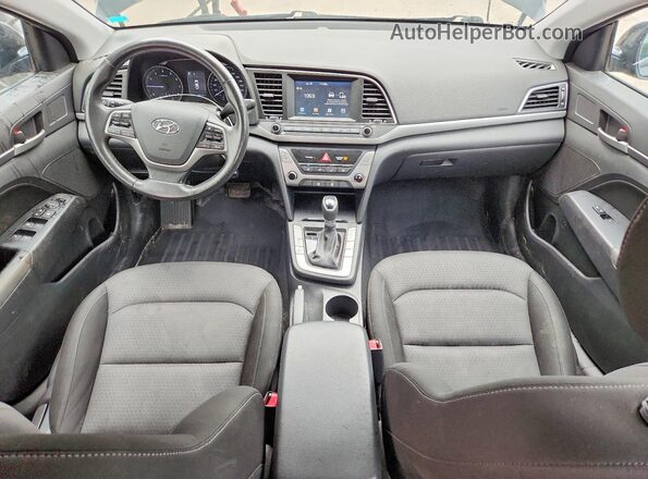 KMHD84LF8HU428612 2017 HYUNDAI ELANTRA Black Առջևի վահանակի տեսք