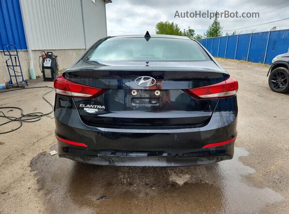 KMHD84LF8HU428612 2017 HYUNDAI ELANTRA Black Հետևի տեսք