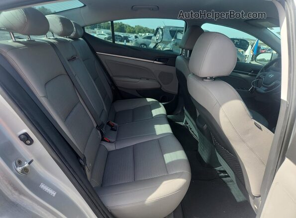 KMHD84LF8JU491957 2018 HYUNDAI ELANTRA Silver Vista de los asientos traseros