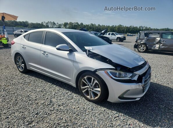 KMHD84LF8JU491957 2018 HYUNDAI ELANTRA Silver Delantero derecho