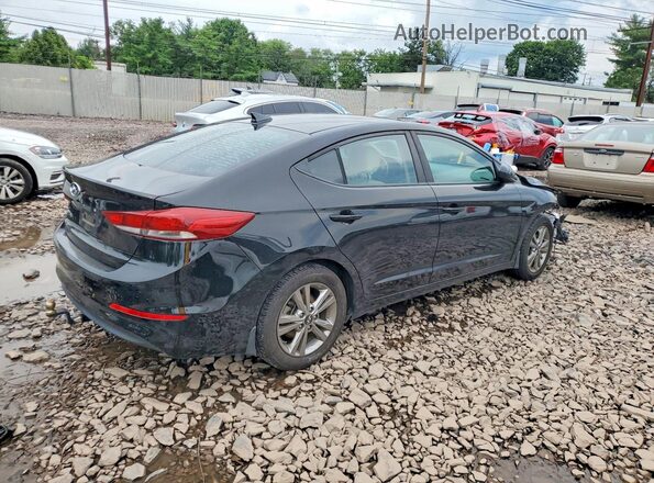 KMHD84LF8JU493322 2018 HYUNDAI ELANTRA Black Հետևի աջ