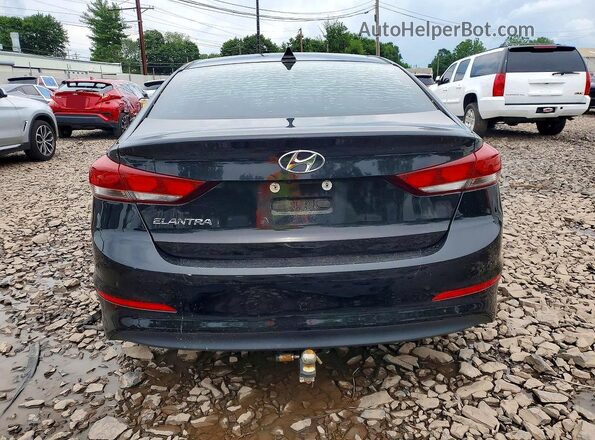 KMHD84LF8JU493322 2018 HYUNDAI ELANTRA Black Հետևի տեսք
