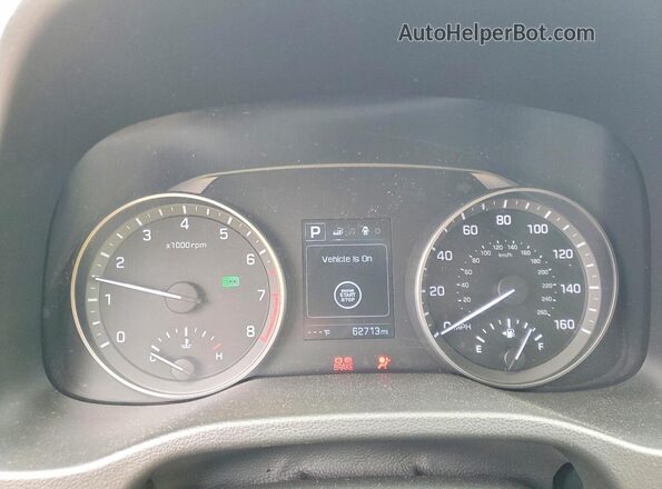 KMHD84LF8JU493322 2018 HYUNDAI ELANTRA Black Սարքավորումների վահանակի տեսք