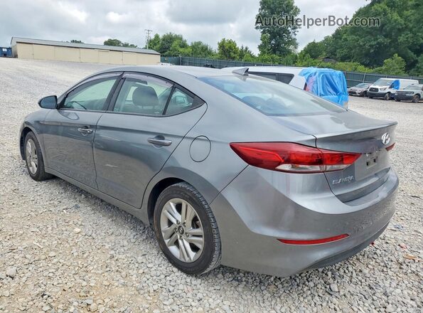 KMHD84LF8JU499282 2018 HYUNDAI ELANTRA Silver Trasero izquierdo