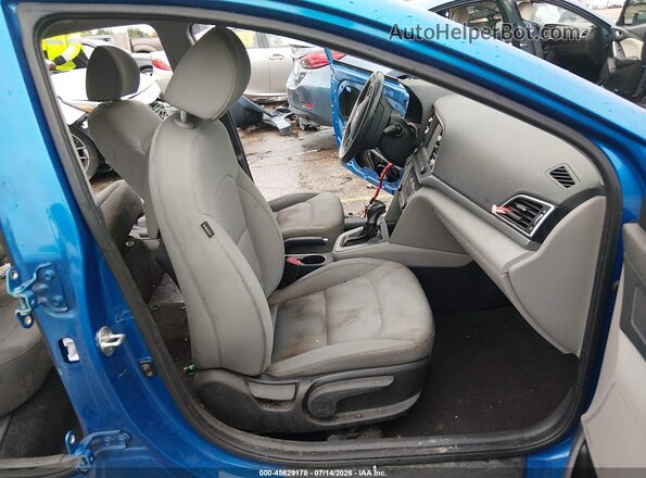 KMHD84LF8JU608954 2018 HYUNDAI ELANTRA Blue Vista interior delantera